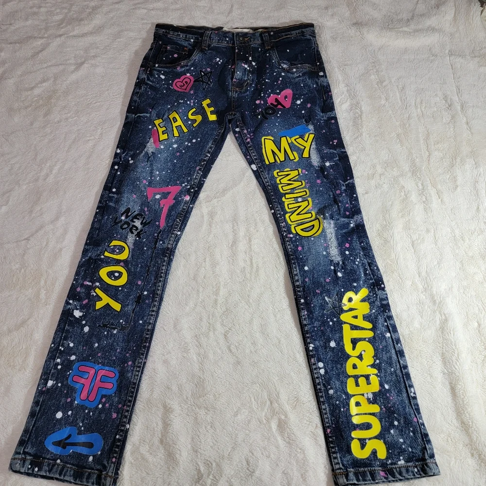 Evolution in Design Girls Blue Jeans Stretch Size 16 Girl Regular Length - Picture 9 of 9